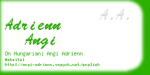 adrienn angi business card